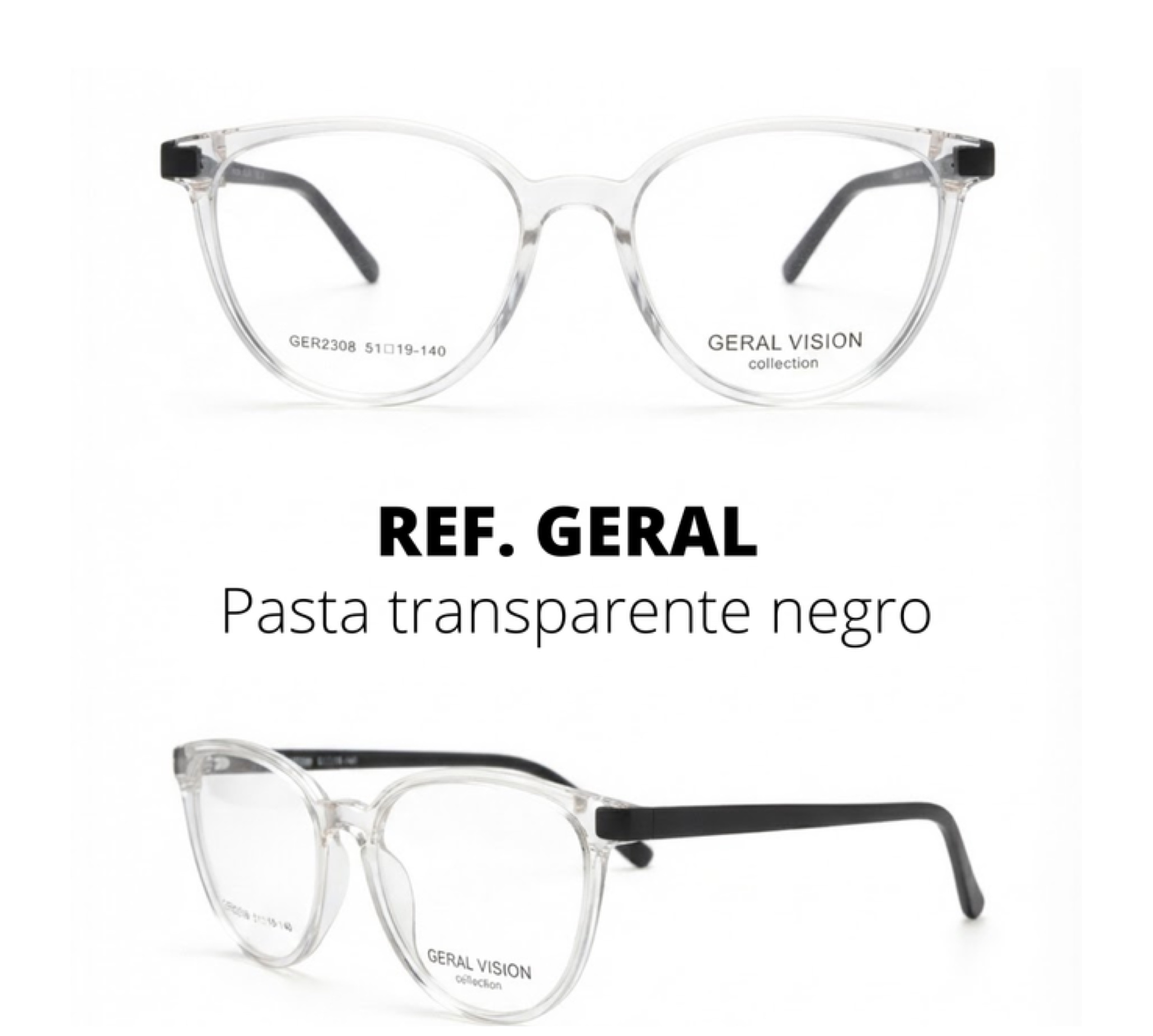 Sello Eyewear GERAL Negro Translúcido