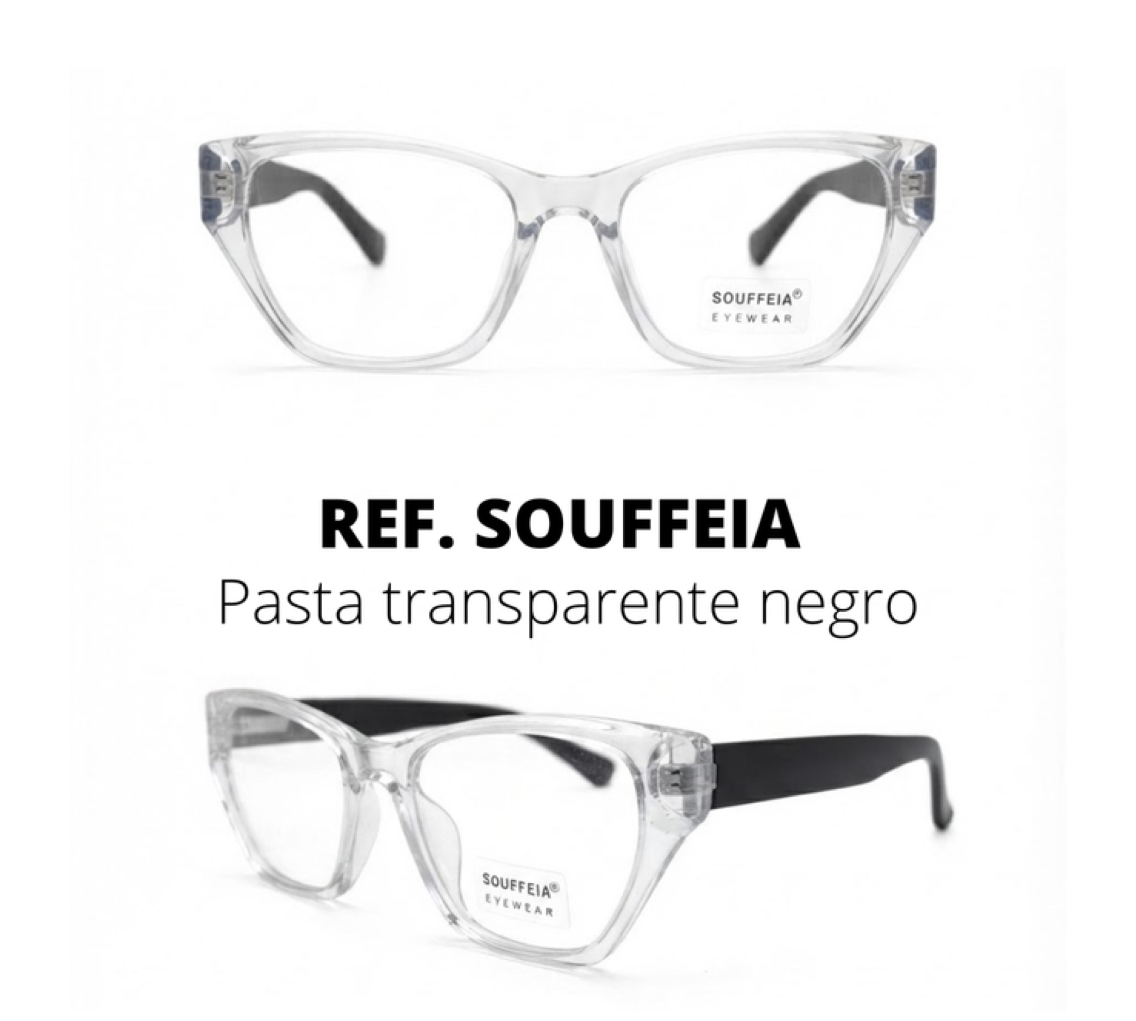 Sello Eyewear SOUFFEIA Negro Translúcido