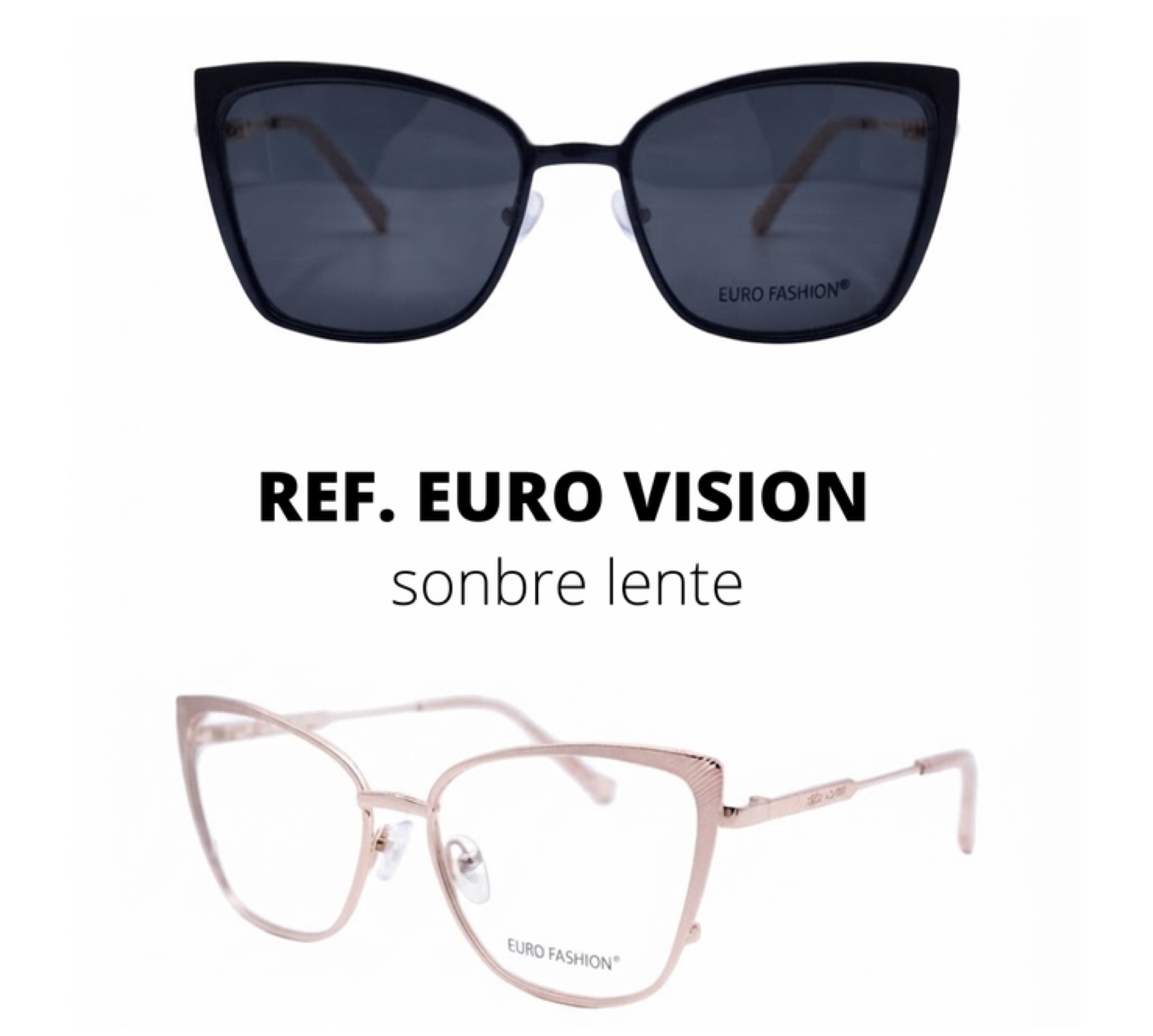 Sello Eyewear EURO VISION Clip-On Rosa Pastel