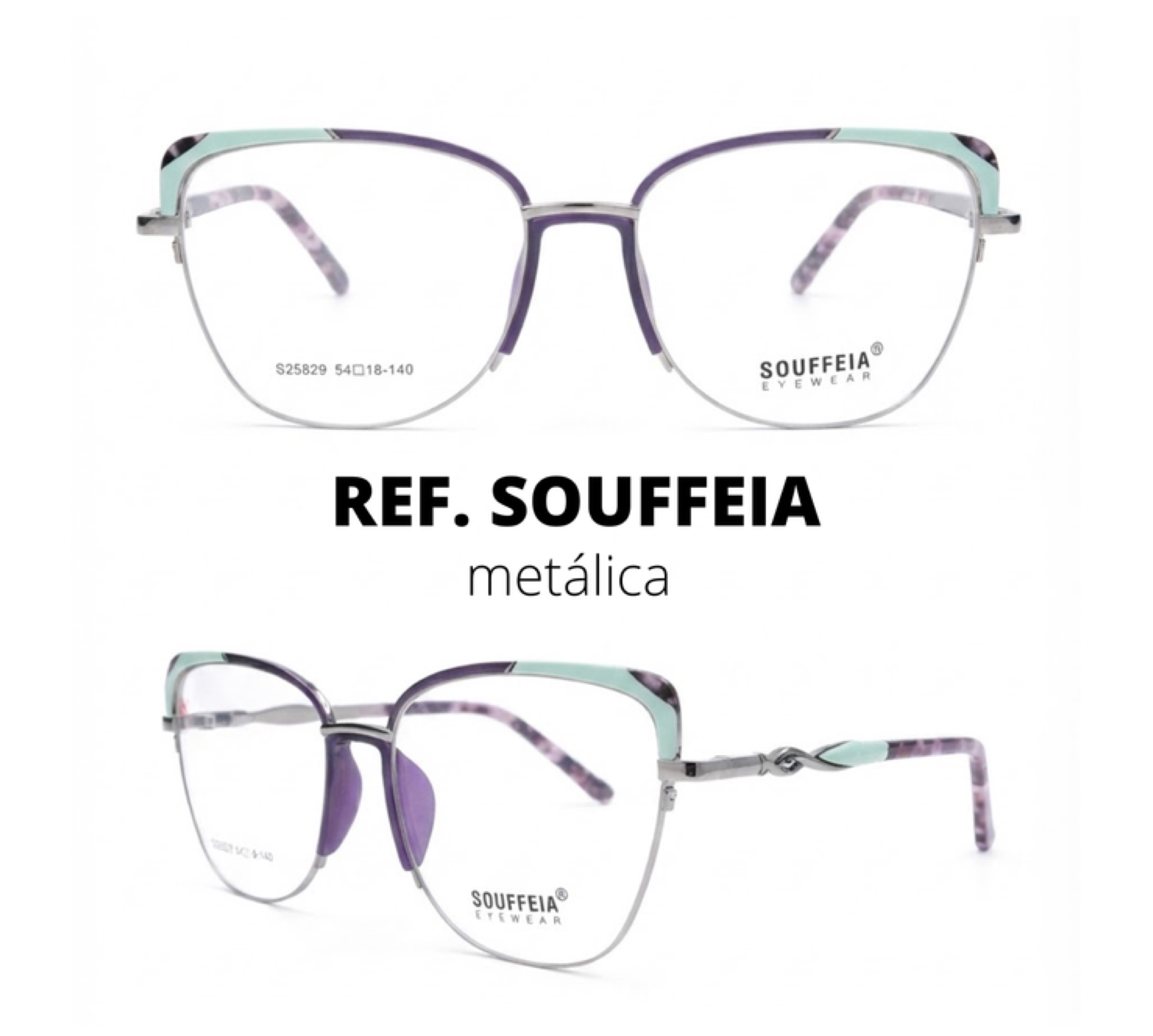 Sello Eyewear SOUFFEIA METAL Morado