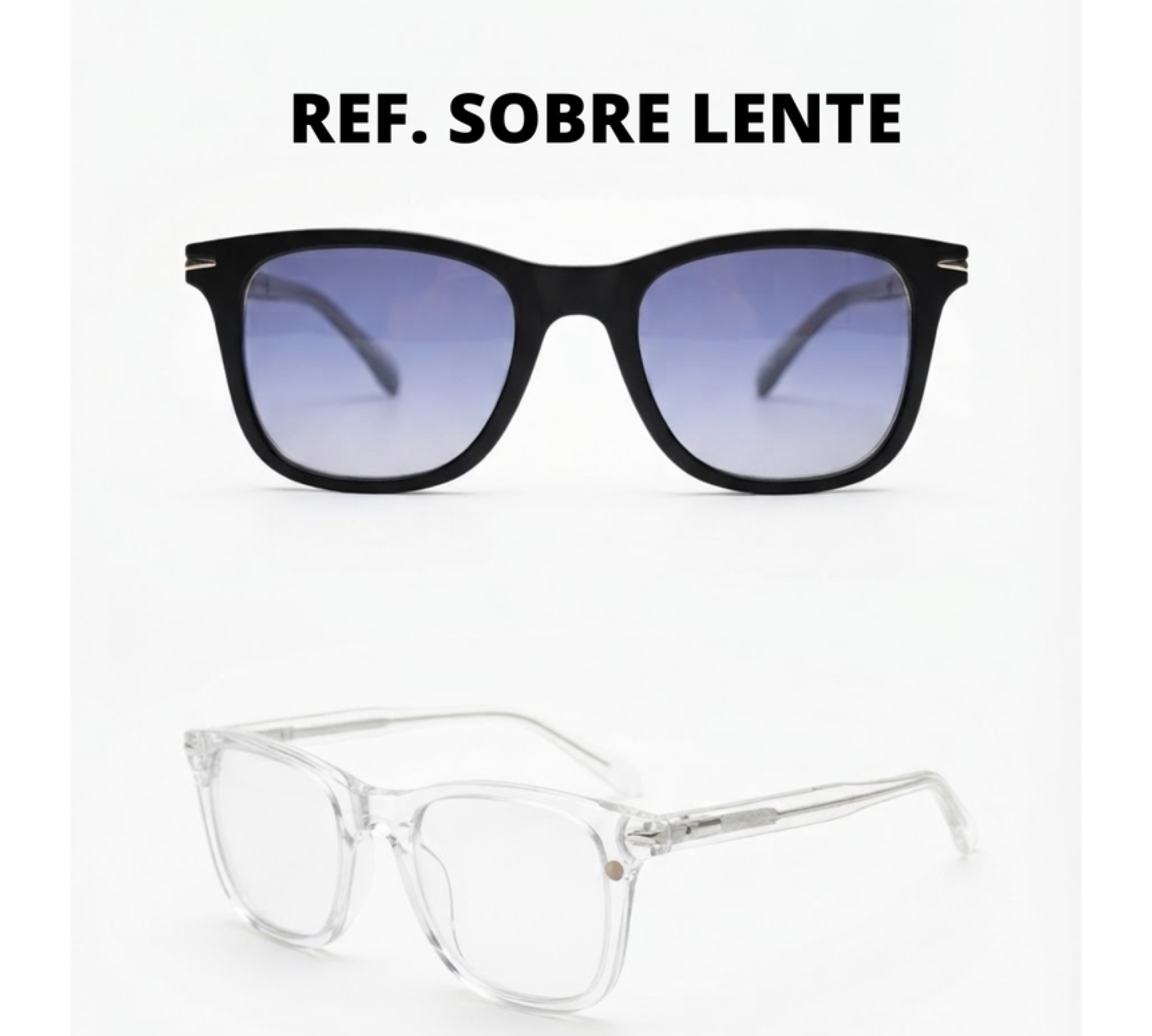 Sello Eyewear SOBRE LENTE Clip-On Negro Matte