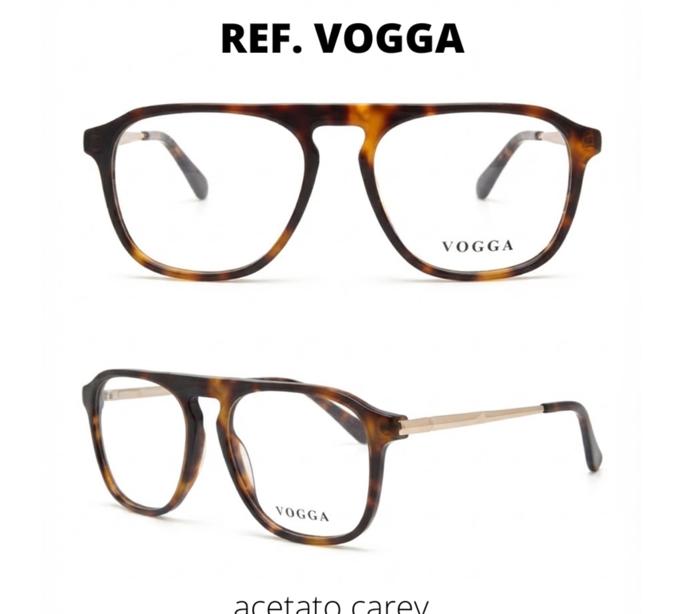 Vogga Eyewear VOGGA Carey Dorado Claro